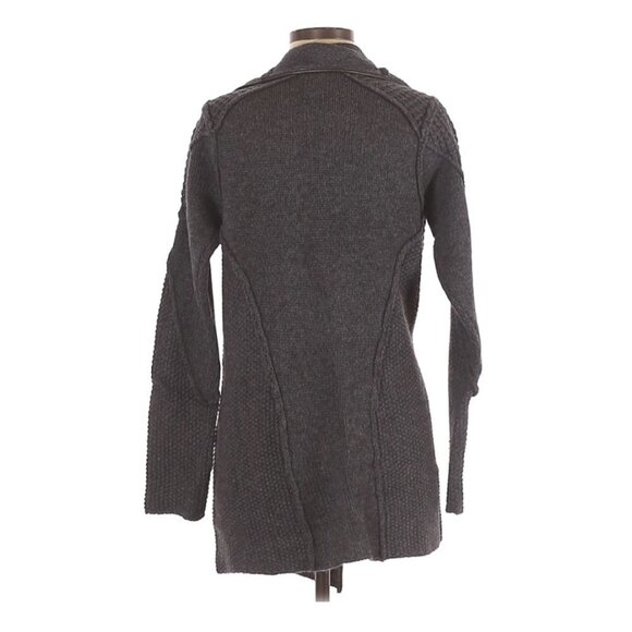 HP!! 🌏🦤🌻 Zadig & Voltaire Daphnee ALN - Alpaca Coatigan Jacket w/Leather Trim - Picture 7 of 11